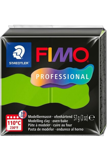 FIMO Professional Моделираща глина 57 г светло зелена