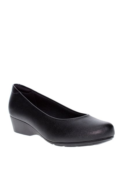 Ladies Low Heel Shoes Black | Made In Brazil