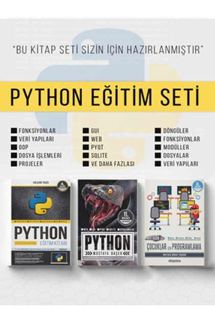 Python Egitim Seti (3 KİTAP)