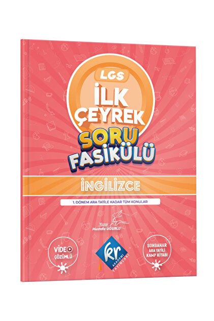 KR Akademi Yayınları LGS 7'den 8'e Yaz Kamp Kitabı (TÜM DERSLER