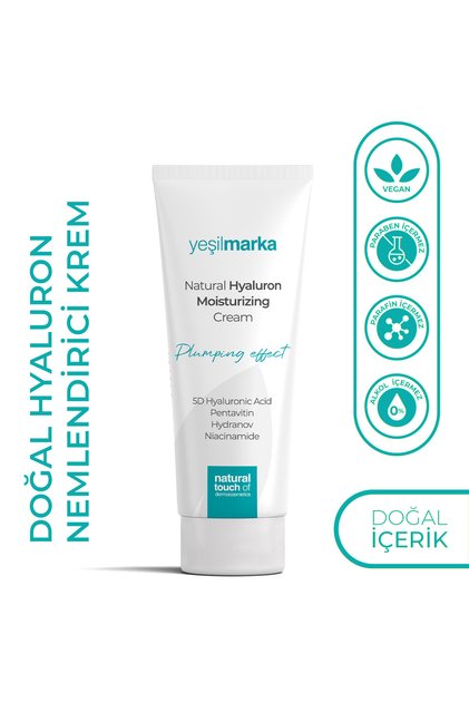 Water Based Moisturizing Face Cream with Hyaluronic Acid and Plumping Effect 72 Hour Moisture