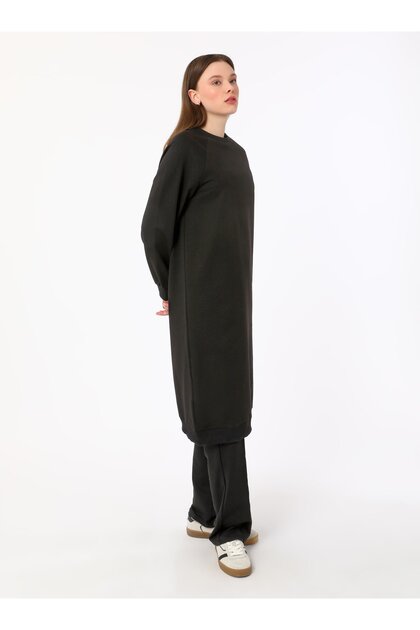 Basic Long Double Tracksuit Set - Black - Benin