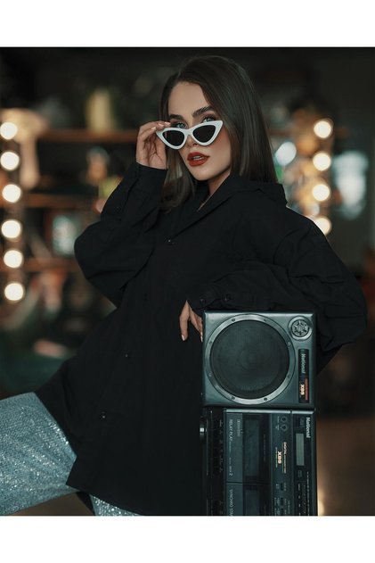 Cat Eye Güneş Gözlüğü Beyaz 1010