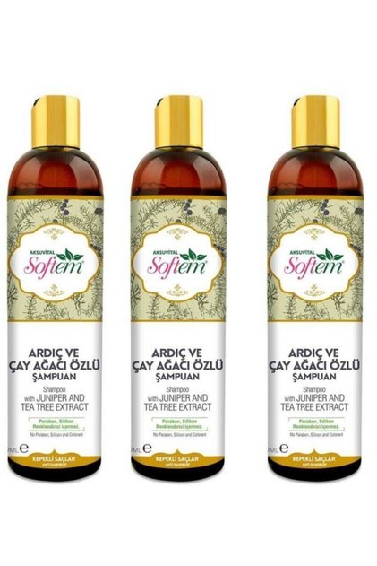 400ml Extract Juniper and Tea Tree Shampoo - X 3 Pieces