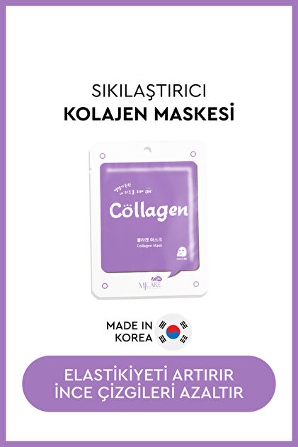 Mjcare On Collagen Mask - Kolajen Özlü Yüz Maskesi - Fiyatı, Yorumları