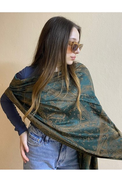Pashmina Şal Viskon Kadın Paşmina Omuz Şalı 180x75 Cm Püsküllü Yüksek Kalite Hediyelik