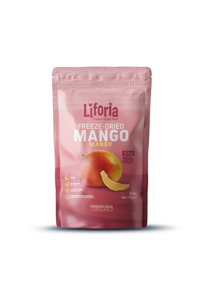 Freeze Dried Thin Slice Mango- Freeze Dried Fruit-Freeze Dry Dried Fruit 20Gr