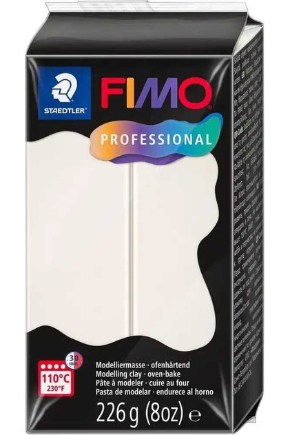 Pastă de modelat FIMO Professional 226g Albă ca Zăpada