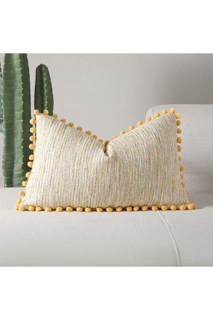 30x50cm Yellow 30x50 Decorative Pillow Cover Living Room Sofa Bedroom Home Decor Zipper Soft Cushion
