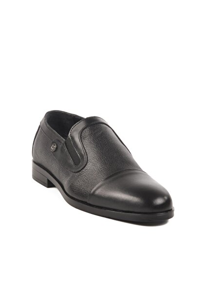 Black Genuine Leather Men's Classic Shoes 36320 m