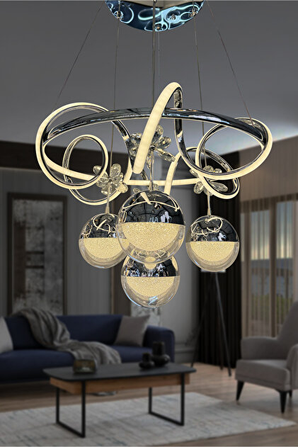 RSCOLLECTIONS Kuzey İthal Küre 4 Toplu Led Avize - Fiyatı, Yorumları