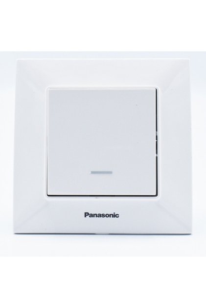 Întrerupător luminos 10A, IP20, Alb, Arkedia Slim