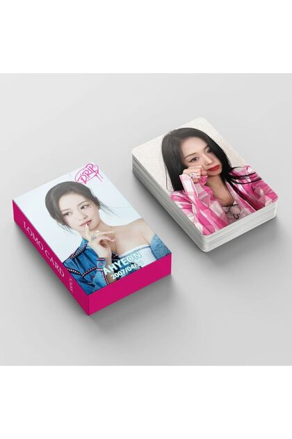 Kpop Dünyasi BABYMONSTER Ahyeon '' Drip '' Çift Yön Baskılı Lomo
