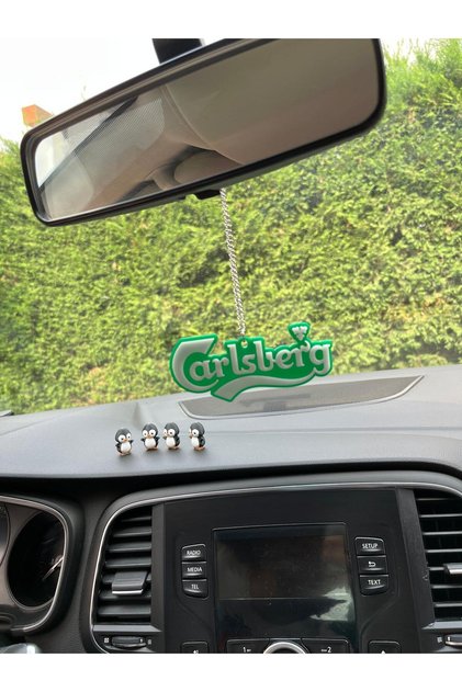 Carlsberk Mirror Ornament Auto Accessory