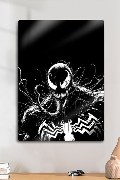 DekorHane Metal Baskı - Marvel Venom, Spider Man Örümcek Adam