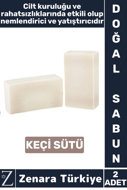 Herbal Organic 100% Natural Hair Face Body Hand Use Effective Soap for Skin Dryness Goat Milk 2 Pieces