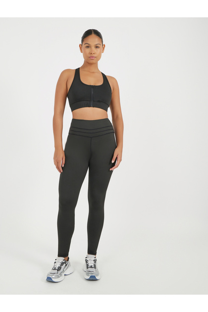 Exposed Seam Waistband Leggings