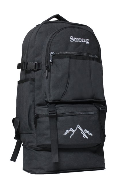 Unisex Gusseted Canvas Fabric Outdoor Backpack with Laptop Compartment Mountaineer Backpack Escp02