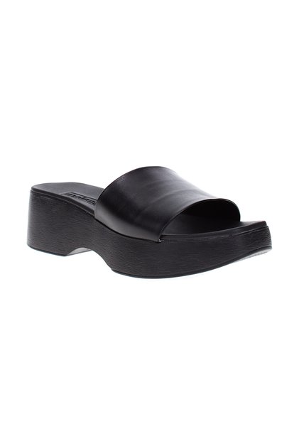 Ladies Flat Sandals Black | Made In Brazil