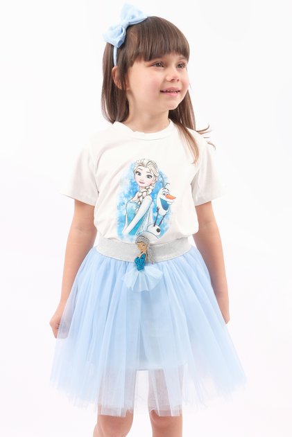 Girl's Double Tutu Set Elsa