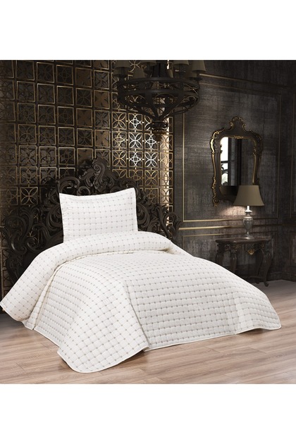 Star Quilted 2 Piece Single Bedspread