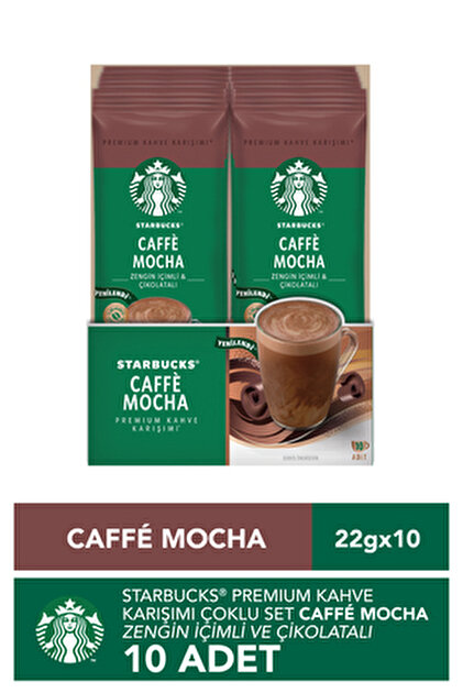 Starbucks Caffe Mocha Premium Kahve Karışımı 22 gr x 40 Adet