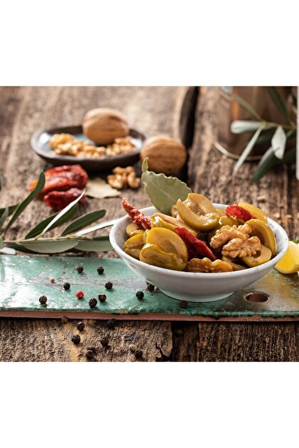 Alan Zeytinleri Akdeniz Mix Zeytin Salatası Cam Kavanoz 530 GR