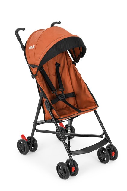 Simple Turuncu Baston Bebek Arabası