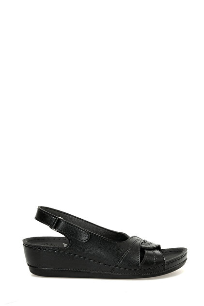 Polaris 164339.Z4FX Siyah Kadın Comfort Sandalet - Fiyatı, Yorumları