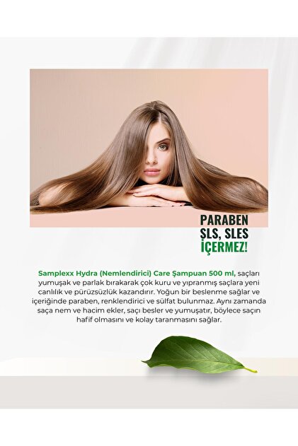 Samplexx Hydra ( Nemlendirici ) Şampuan 500 Ml - Fiyatı, Yorumları