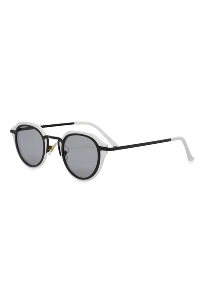 Unisex White Sunglasses Tctga001402G0157