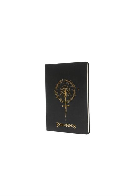 Lord of the Rings Sert Kapak Ciltli Kareli 96 Yaprak Defter