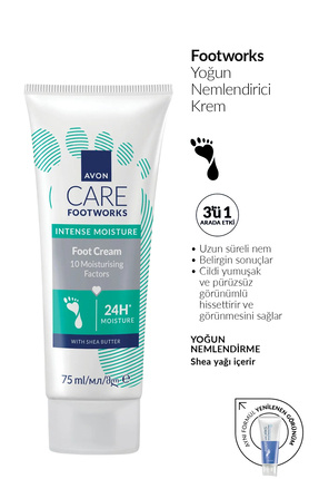 Masque Pieds Hydratant AVON Footworks - À L'Arbre à Thé Et Ananas - 40 Ml - Adoucissant Et Raffraîchissant - Neuf