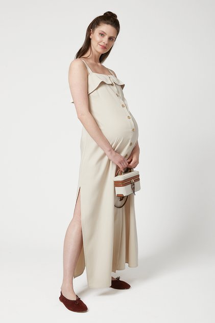 Keira Exclusive Shirt Maternity Dress