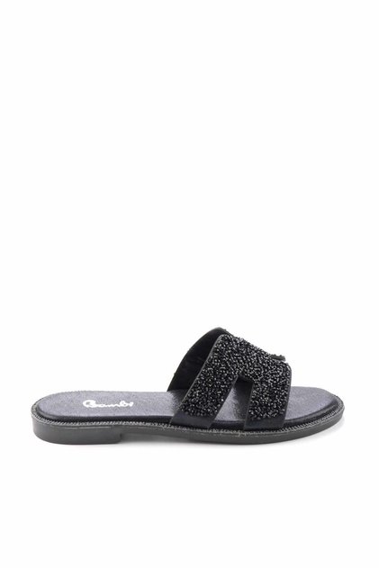 Black Women's Slippers K04913026287