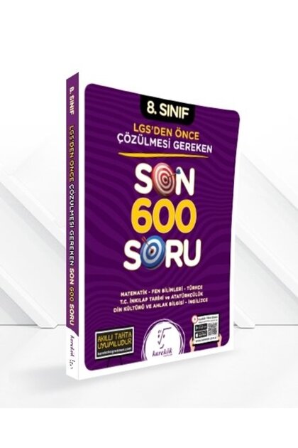 Karekök Yayınları Karekök 8. Sınıf Lgs Son 600 Soru - Fiyatı