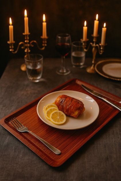 Non-Slip Tray 32 X 44 cm - Brown Industrial Non-Slip Restaurant Tray - Veliday