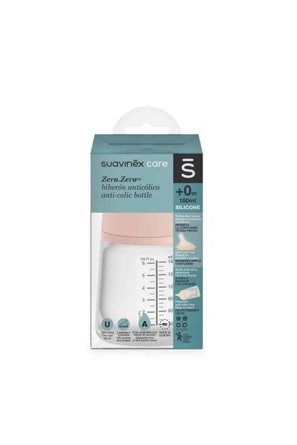 Μπουκάλι μεταβλητής ροής Zero Zero 180 ml Suavinex
