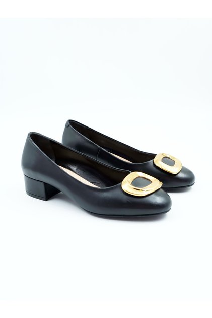 Women's Genuine Leather Heeled Shoes