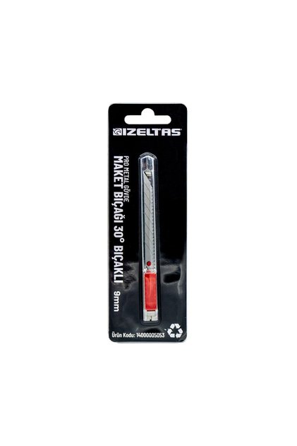 İzeltaş Pro Metal Gövde Maket Bıçağı 9 Mm
