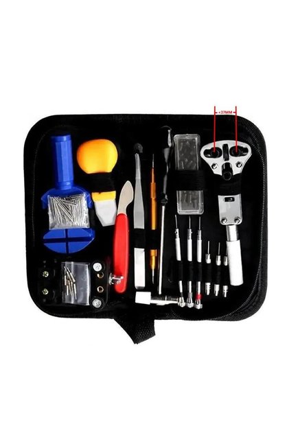 147 pieces Watch Repair tool Kit Watchmaker Back Case Opener Link Pin Spring Bar Remover Clock Batte