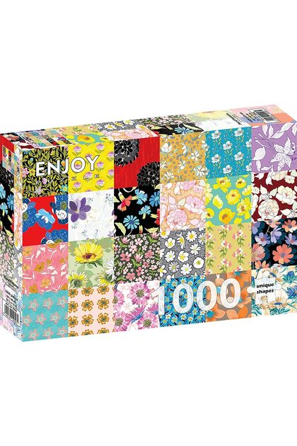 Puzzle 1000 piese - Floral Patterns