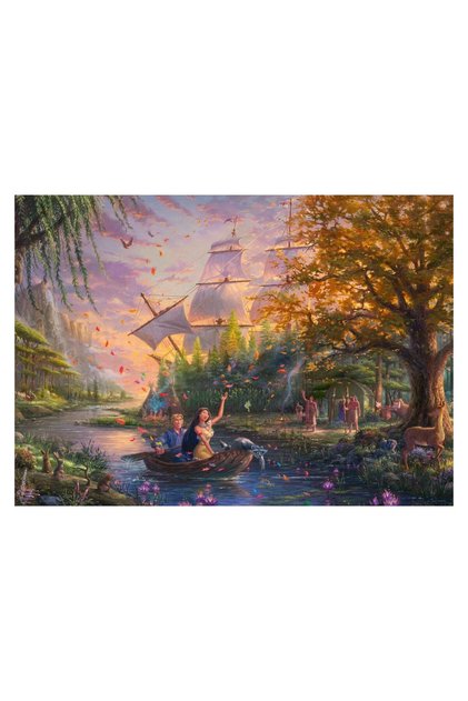 Puzzle - Thomas Kinkade: Pocahontas, 1000 piese