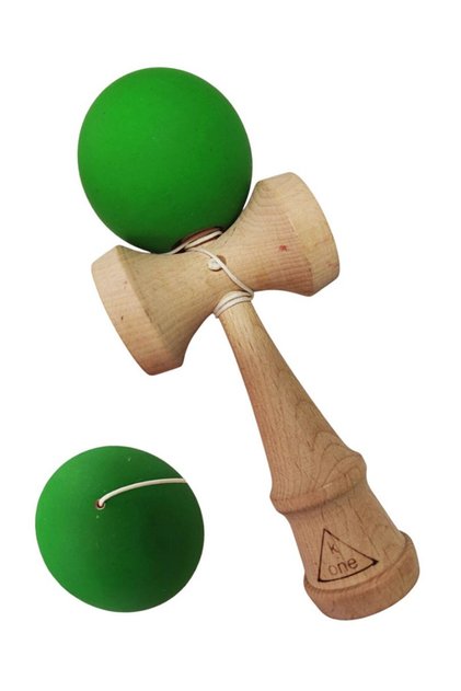 Kendama profesională, bilă din lemn și înveliș antiaderent, 58KD