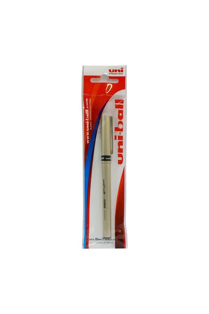 UB177BK Fine Deluxe Ball Point Pen – 0.7mm Black Ink, Sleek Metal Clip