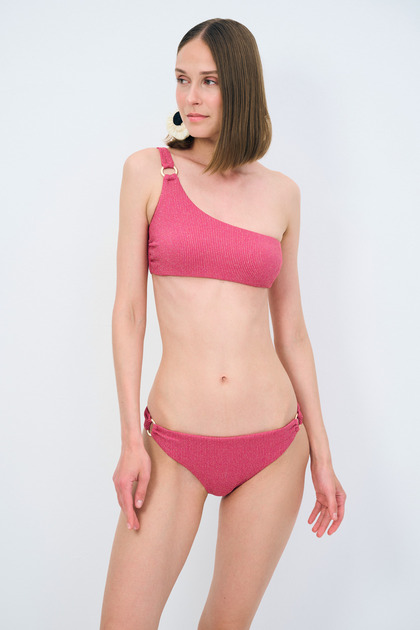 Andomer Tek Omuzlu Bikini Takımı