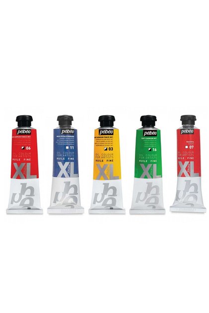 Huile Fine Xl Yağlı Boya 37ml 5'li Set Ana Temel Renk Tonları