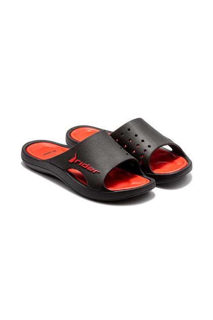 Men's Slippers Black-Red 39/46