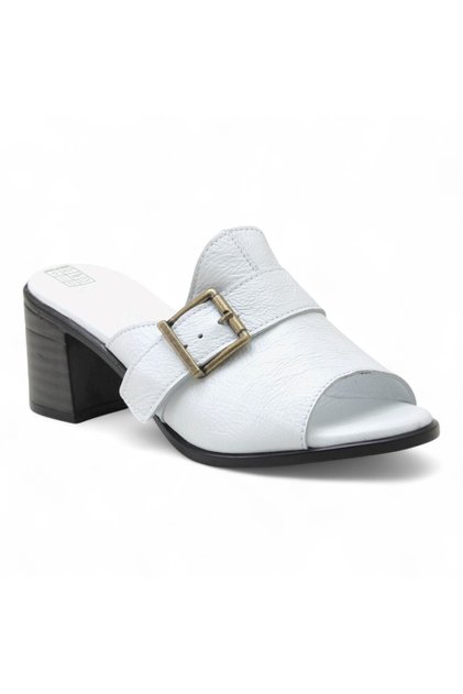 D24Yt-2360 Genuine Leather Women's Slippers