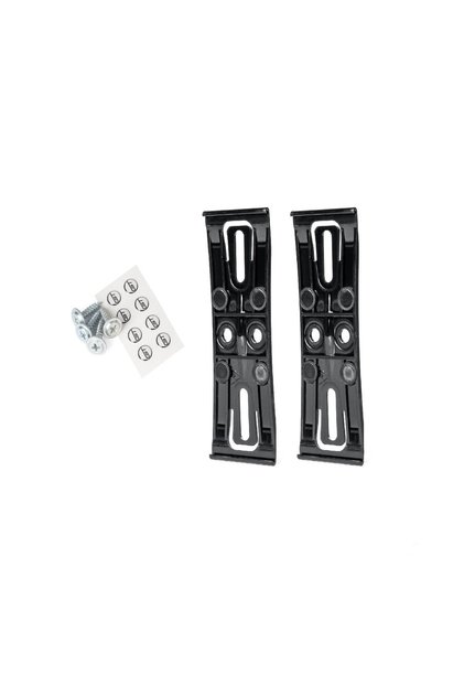 Set 2 suporti numar inmatriculare slim, culoare neagra